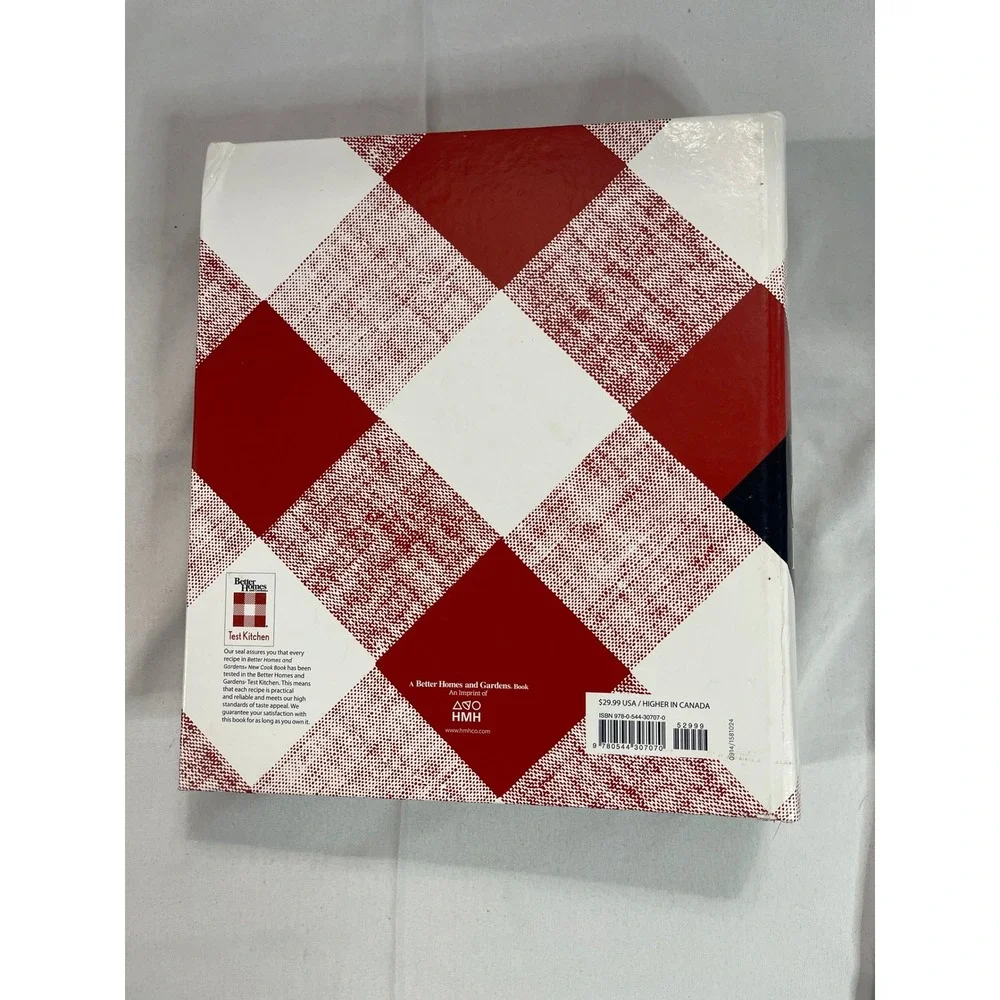 Better Homes and Gardens New Cook Book 16th Edition Red Plaid ‎ 2014 Hardcover